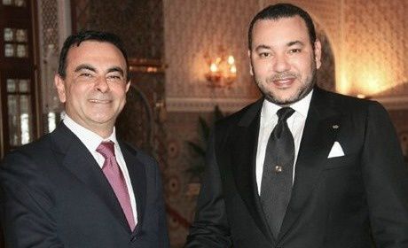 Carlos Ghosn et Mohamed VI