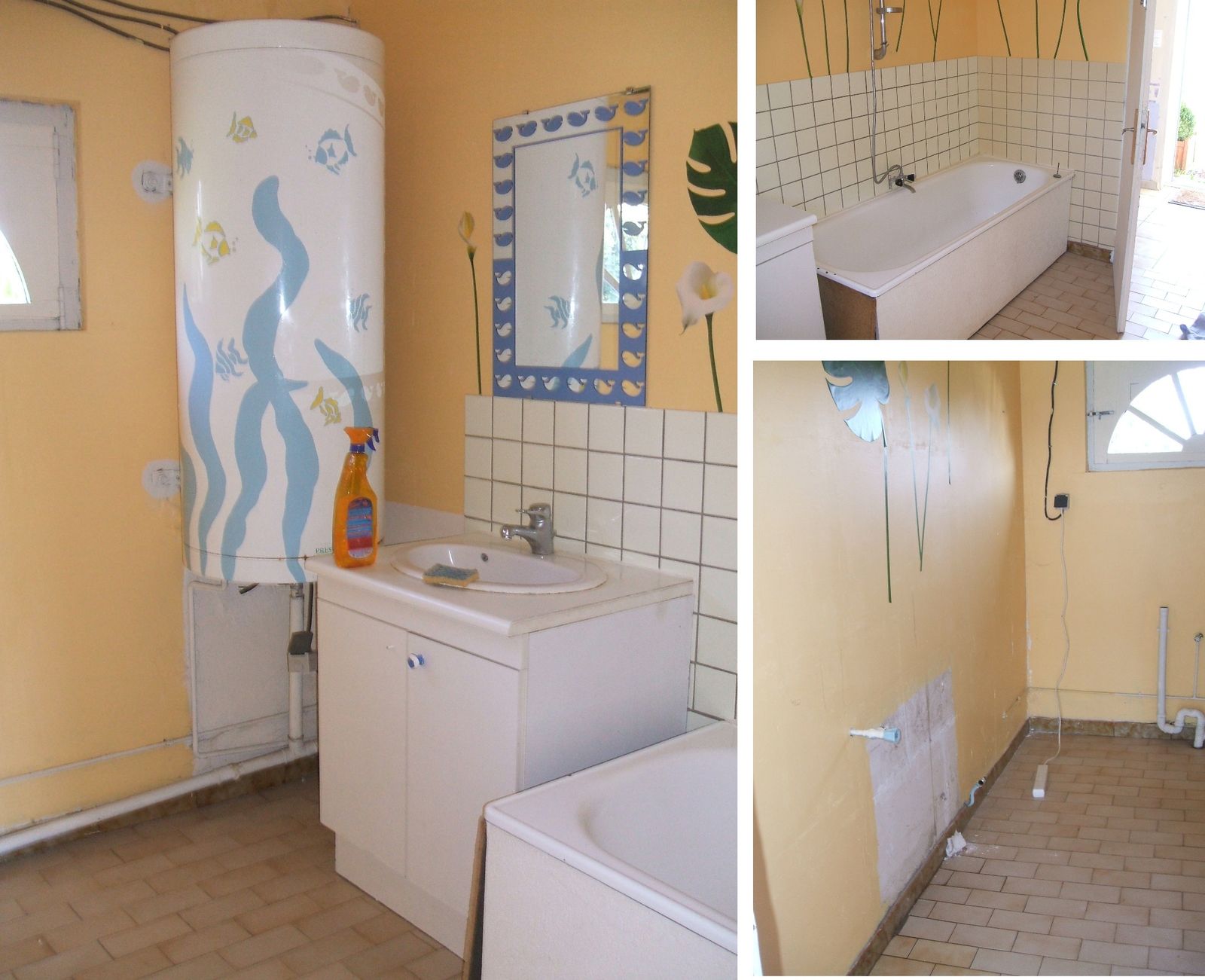 Salle de bain moderne travertin: exemples realisations exterieur ...