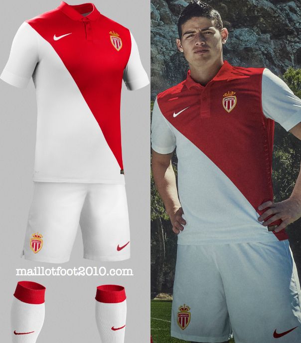 Maillot Domicile AS Monaco nouveau Maillot Domicile AS Monaco nouveau