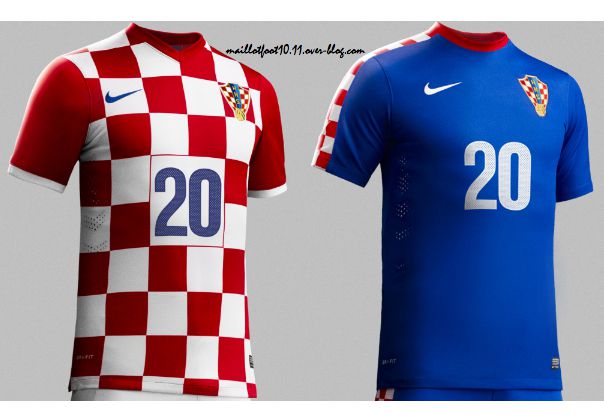 maillots croatie coupe du monde 2014
