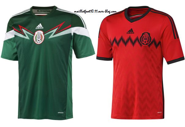 mexique maillot coupe du monde 2014