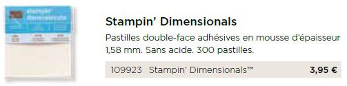 Stampin'Dimensionals 109923