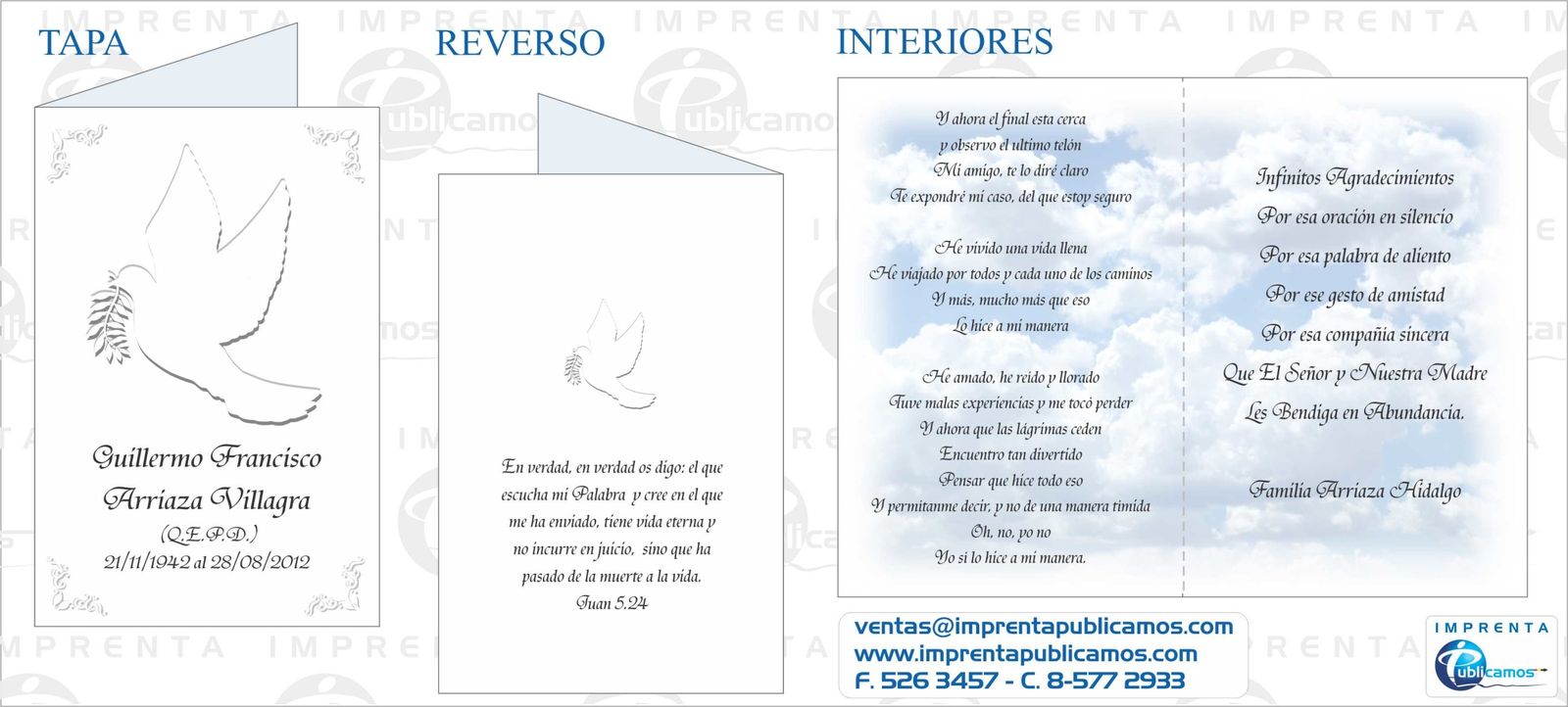 Tarjetas De Condolencias Tarjetas De Condolencias