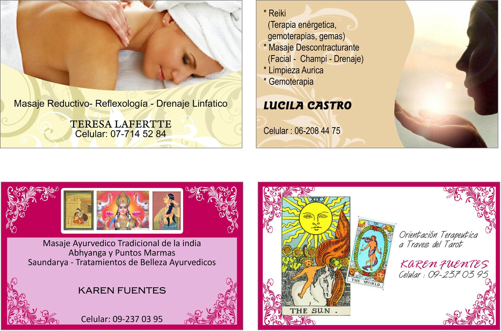 diseÑo impresion de tarjetas de visita y o presentacion karen