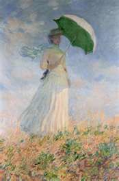 la femme à l'ombrelle-Monet