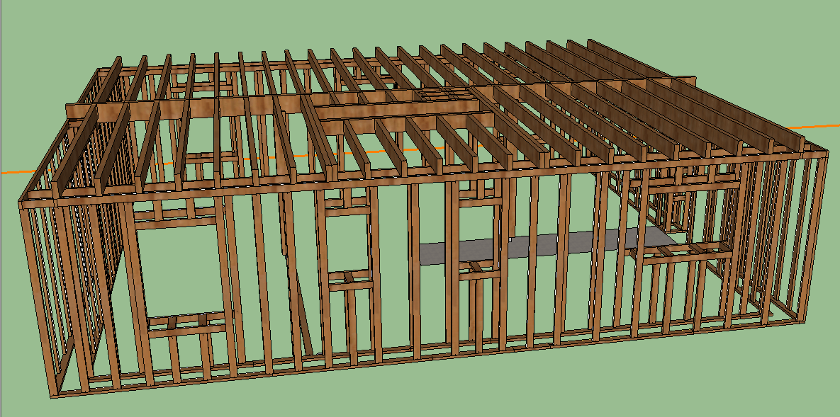 Maison Ossature Bois Autoconstruction : Ossature du RDC – CaNousBotte : Autoconstruction en gironde (33240) d Maison Ossature Bois Autoconstruction : Ossature du RDC – CaNousBotte : Autoconstruction en gironde (33240) d