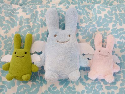 doudou lapin ange trousselier