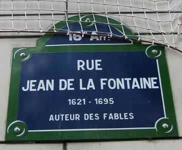 rue Jean de la Fontaine