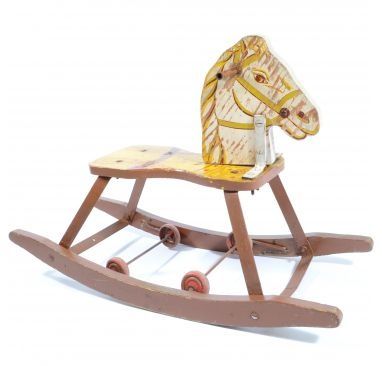 cheval a bascule en bois