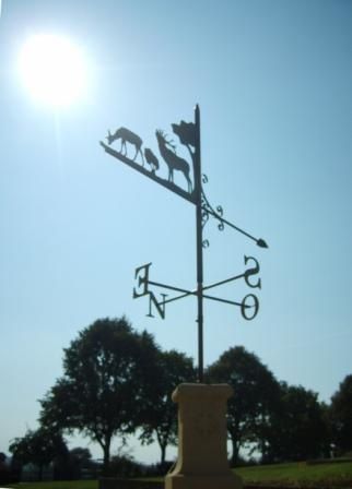 Girouette de jardin