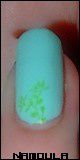 Mint Candy Apple & stamping konad