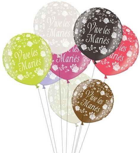 ballons mariage