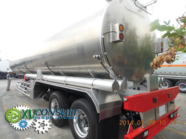 Fuel semi trailer 45000 Liters  Aluminium 3 axles  ADR