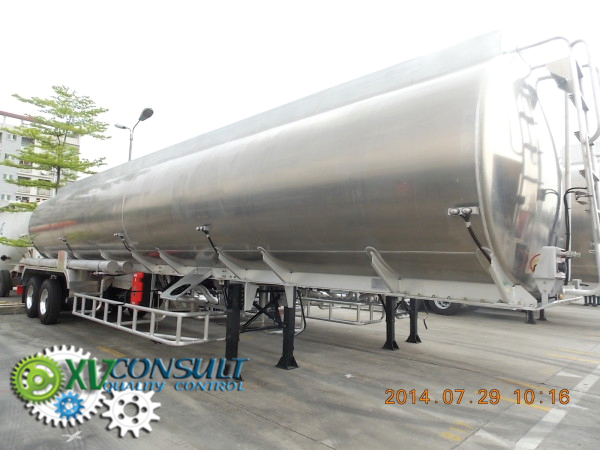 Fuel semi trailer 45000 Liters  Aluminium 3 axles  ADR
