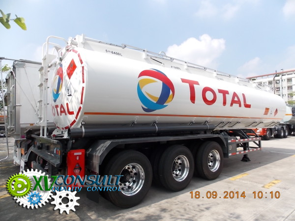 Fuel semi trailer 32000 Liters  Aluminium  2 axles  ADR