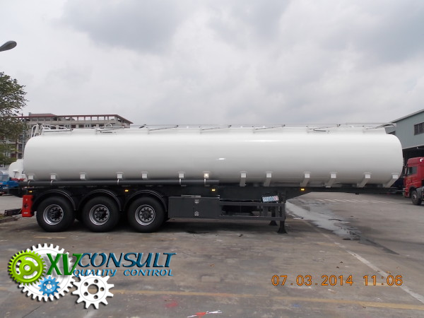 Fuel semi trailer 36000 Liters 3 axles  Q235