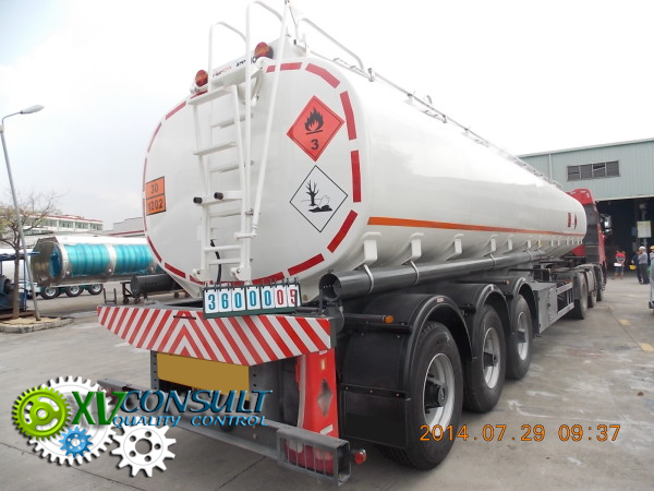 Fuel semi trailer 36000 Liters 3 axles  Q235