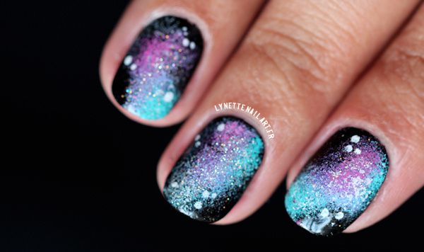 Nail art Galaxy2