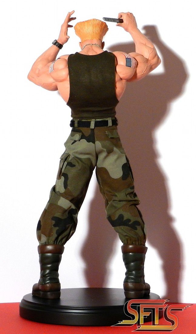 Street Fighter Guile Mixed Media Statue by Pop Culture Shock 903435