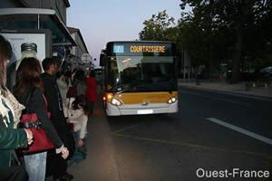 Bus à la Roche sur Yon (Crédit photo Ouest France)