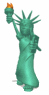 statue of liberty walking sm wht