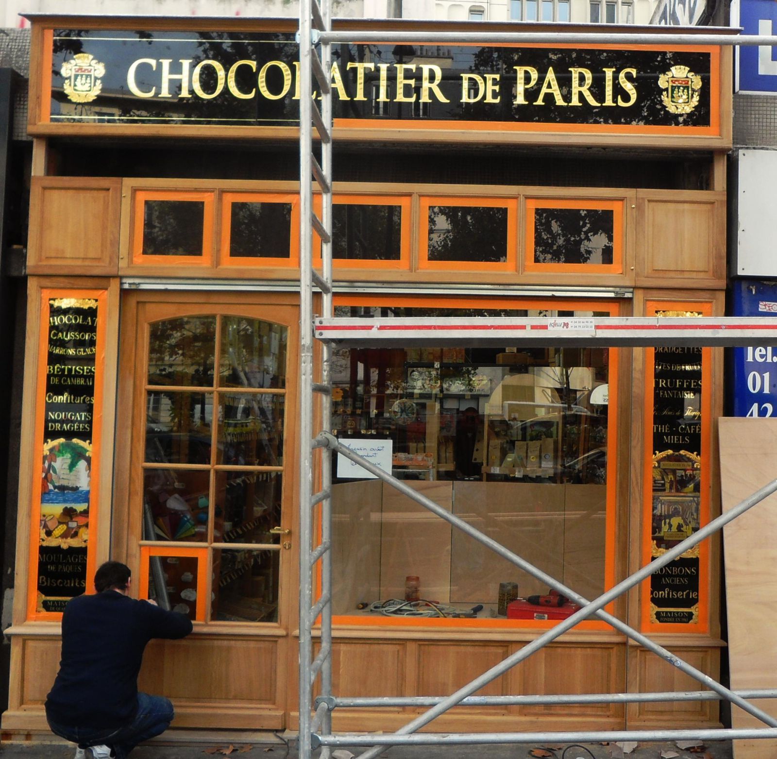 Travaux - chocolatier-de-paris