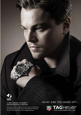 tag heuer link leonardo dicaprio