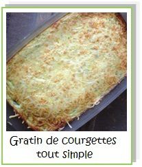 gratin simple de courgette