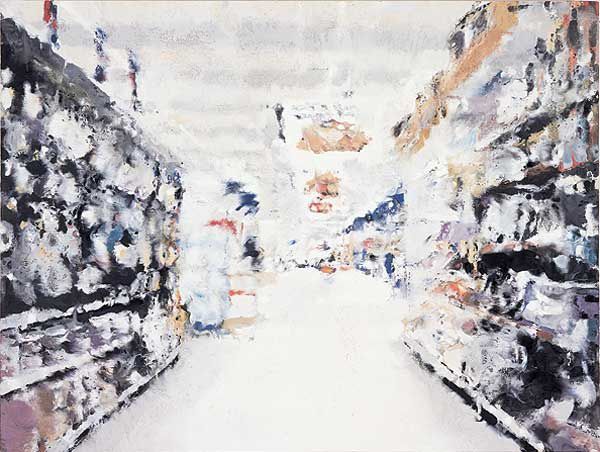 Philippe Cognee, Supermarché, 2000 (83 x 110 cm.)