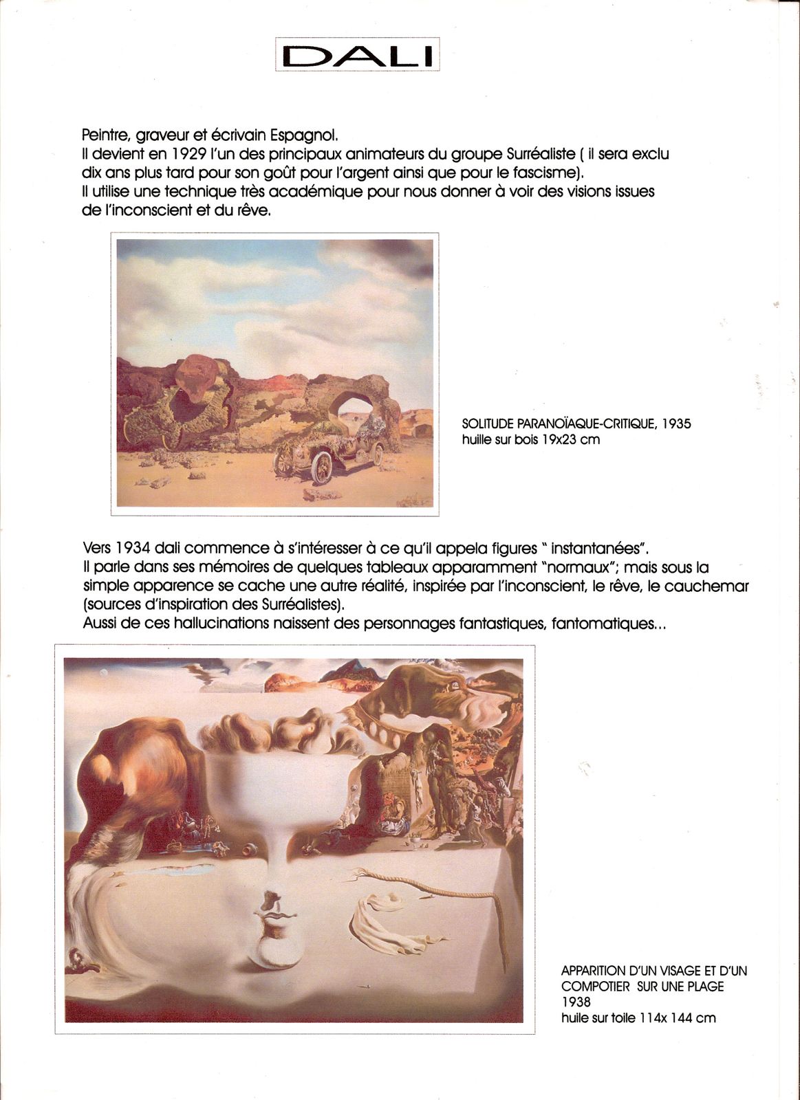 DALI texte 1