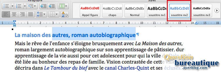 Comment Faire Une Table Des Matieres Automatique Sur Word Mac