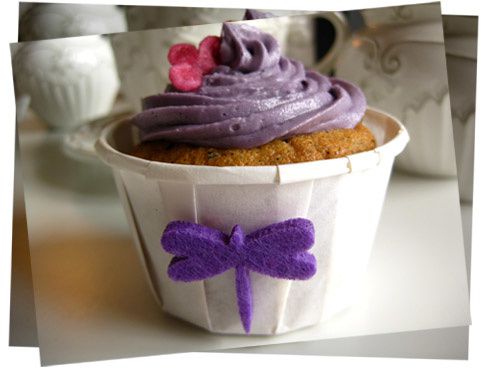 cupcake a la violette