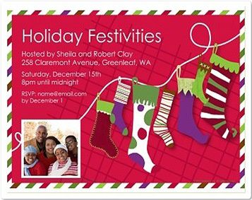HP festive holiday invite