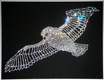 Paintings Using Swarovski Crystals Paintings Using Swarovski Crystals