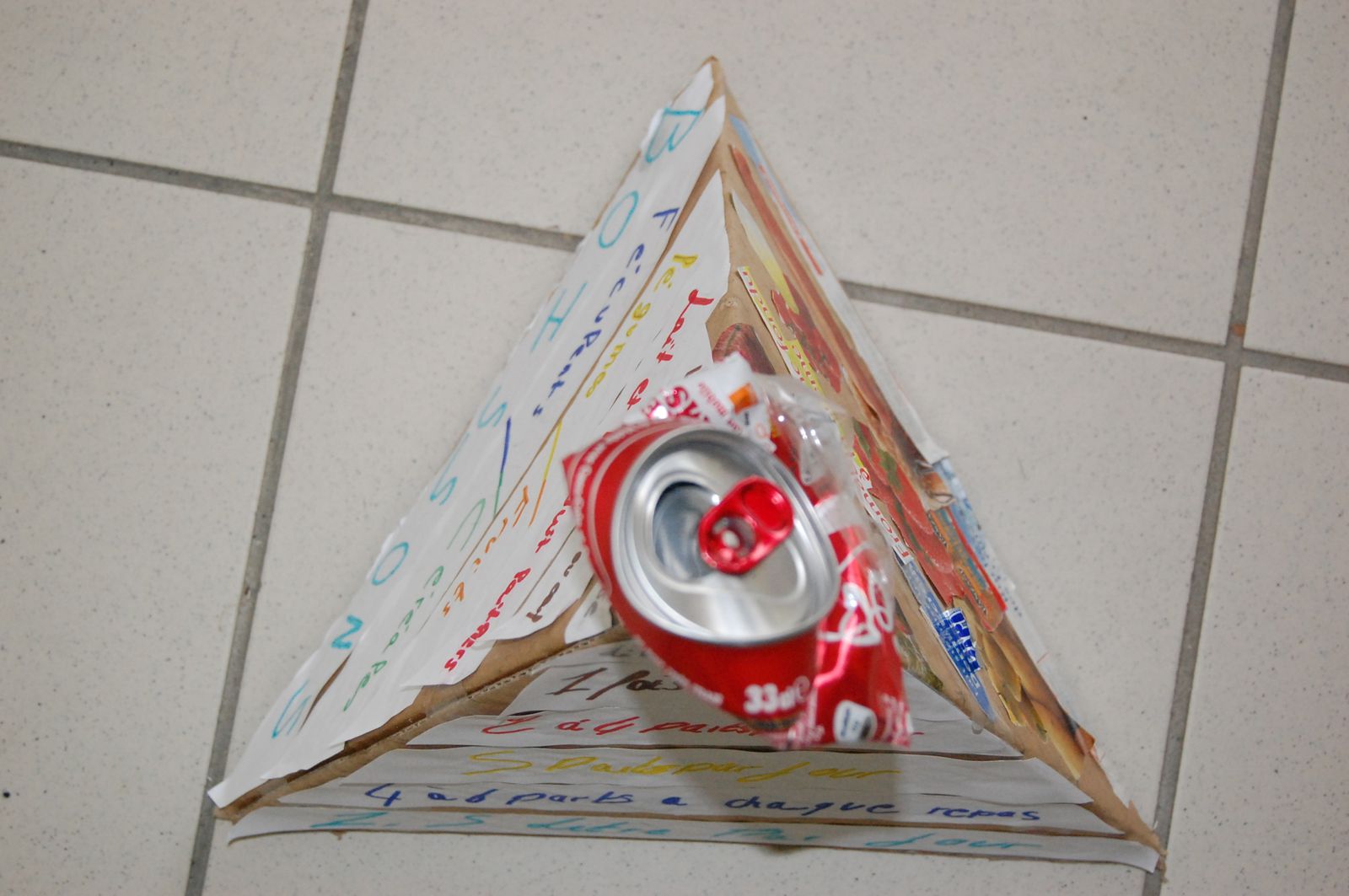 Fabrication de pyramide alimentaire en 3D - Le blog de Relais Lagnieu