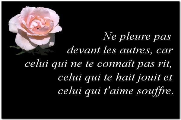 Ne pleure pas devant les autres. - Le Nirvana Panneaux Ne pleure pas devant les autres. - Le Nirvana Panneaux