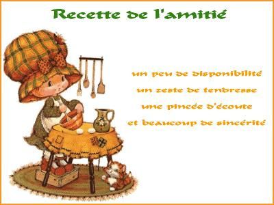 Recette de l'amitiÃ©