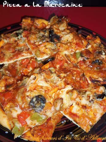 Pizza à La Marocaine - Saveurs D'Ici & D'Ailleurs By Hope