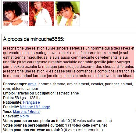 photos de faux profils sur les sites de rencontre