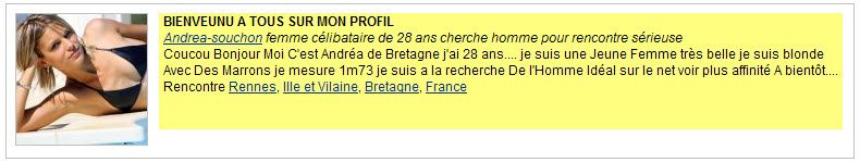 voir profil rencontre