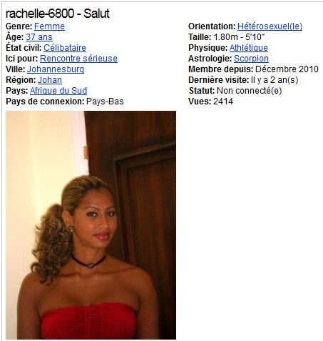 Usurpation didentité sur les sites de rencontres