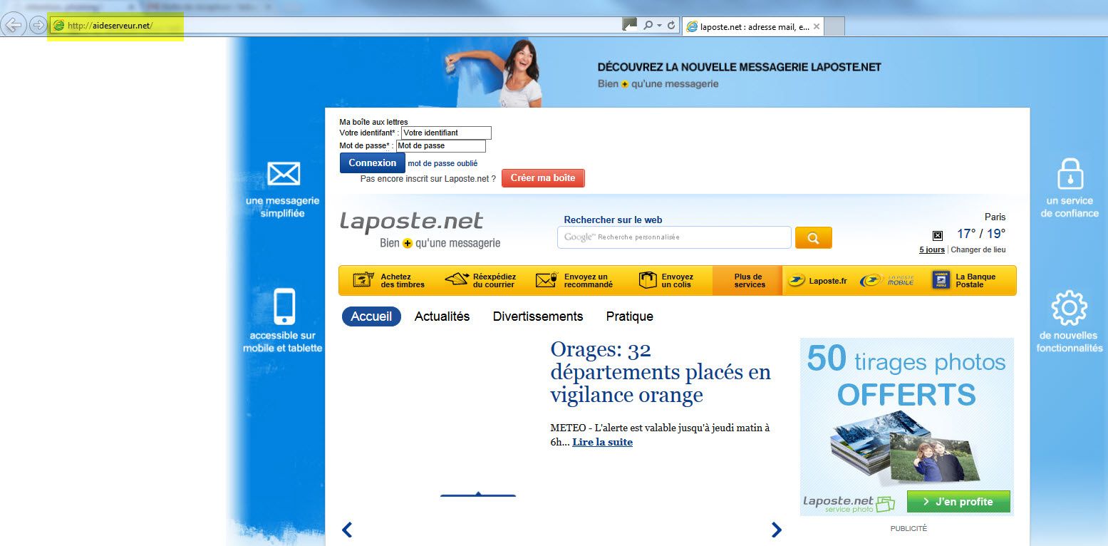 internet explorer rencontre un probleme