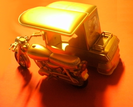 Philippinen 5 Motorradtaxi