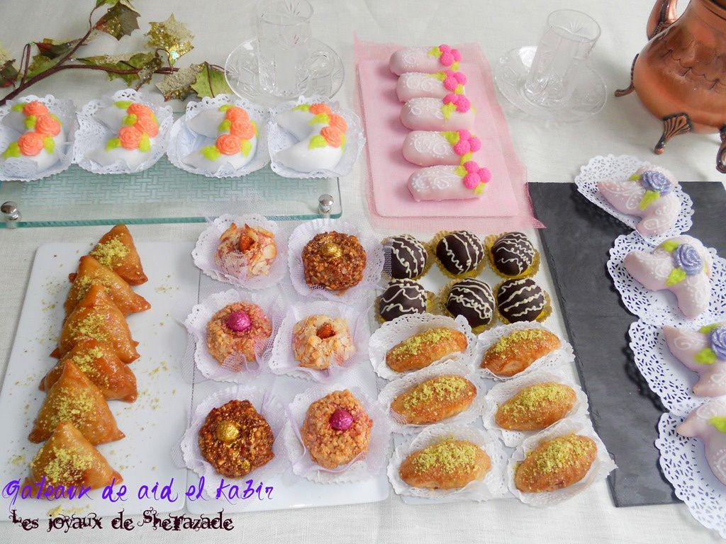 Gâteaux algériens traditionnels réalisés à l'occasion de l'aïd el Kabîr -  Les Joyaux de Sherazade