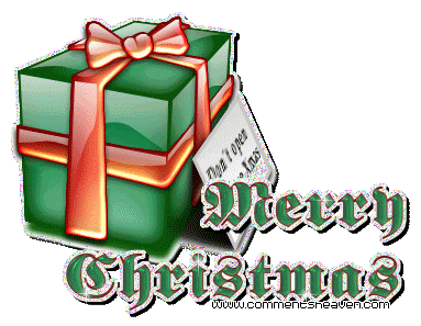 Gif scintillant Noël 2013 Cadeau Merry Christmas Gratuit - Le Monde des Gifs