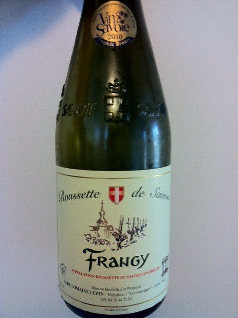Domaine Lupin - Vin de Savoie Frangy : Horizontale 2009 - Tasting Club -  site de commentaires de dégustation de vin