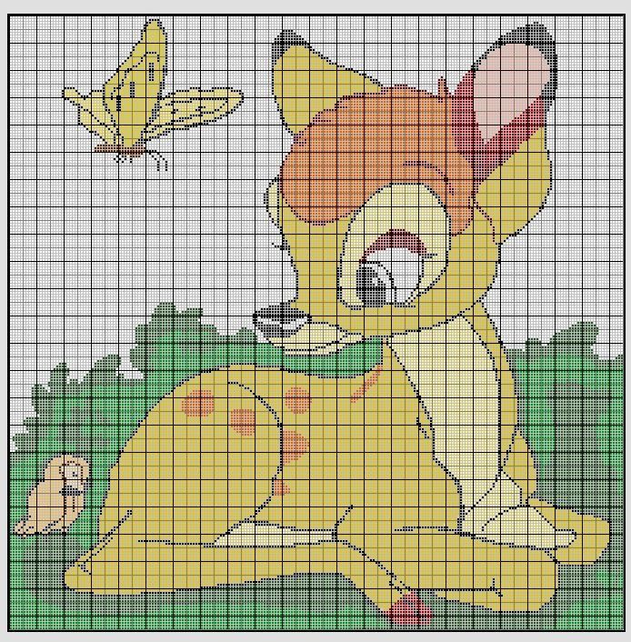 Album GRILLEPOINTDECROIXWALTDISNEY Tricot.Couture.Broderie DOUDOU fait main