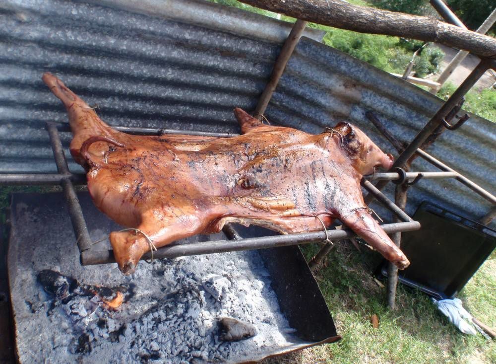 Mode d'emploi du cochon à la broche - Voilier Ninamu, un océanis 473