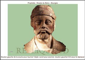 Archivage 3D - statue de prophète - Repliqua 3D