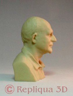 Buste personnalisé, portrait sculpté d'homme - Repliqua 3D